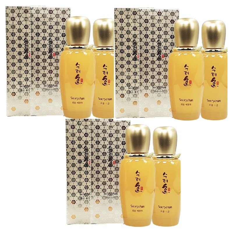 Sooryehan Hwayun Skin 80ml / 수려한 화윤 스킨80ml x3+에멀전80ml x3