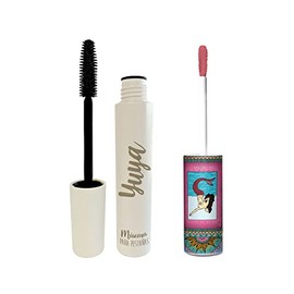 Republic Cosmetics - Set mscara 10 aceites  Labial La sirena - Set de maquillaje - Voluminizador y alargador                                          