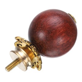 uxcell Teapot Button Lid Knobs Tea Kettle Pot Cover Handle Knobs Lid Top Replacement for Teapot Teakettle Ceramic Pot Accessories Supplies, Wood