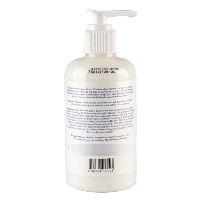 3x2 Crema Desinfecta Y Humecta Mejor Que Gel Antibacterial Cítrica