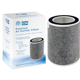 Fette Filter - Replacement Filter, Compatible with Shark Air Purifier Max Models HP200 HP201 HP202 HP232 UA205 HP300 HP301 HP302 HP305 AP1000 HC501 HC502 HC503 HC504 HC505 HE2FKBAS HE2FKBASMB HE2FKPET