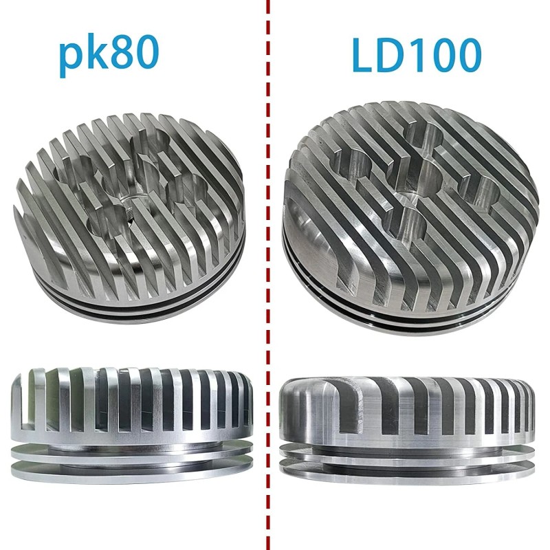 ntnmotorcycle LD100 CNC Motor Higher Performance Racing Head & 2pcs