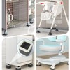 OUDQFCJ Set of 4 Adjustable Furniture Riser Heavy Duty Plastic