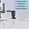 Rzoeox Deck Mounted Kitchen Soap Dispenser Oil Rubbed Bronze Built