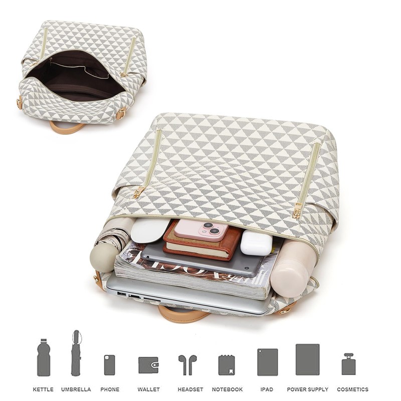 Makes Backpack Purse for Women PU Leather Travel Satchel Handbag