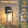 2-Pack Outdoor Light Fixtures, Waterproof Modern Exterior Wall Lantern Porch