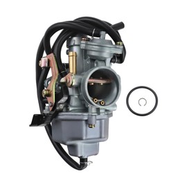 TRX 250 Carburetor for Honda TRX250 Recon 1997-2001 TRX250TM TRX250TE 2002-2007 With Fuel Tank Petcock Valve and Air Filter and Spark Plug 16100-HM8-B41 16100-HM8-B42 16100-HM8-B60