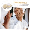 Housoutil 2pcs Travel Cream Dispenser Bottle Reusable Cosmetics Sample Box