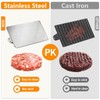 HULISEN Stainless Steel Bacon Press, 9 Inch Large Heavy Duty
