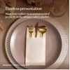 50-Pack Disposable Linen-Feel Dinner Napkins With Built-in Flatware Pocket, YELLOW