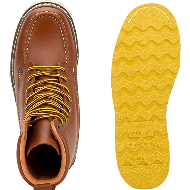 HANDPOINT Men's Classic 6" SureTrack Soft Toe Work Boot 84994(10)