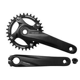 corki Cycles Bike Cranksets, 170mm 104 BCD Bike Crank Arm Set with Chainring Bolts, for Road Mountain Bicycle, 32T/34T/36T/38T (1 Pair) (32T)