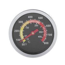 50~800℉ Stainless Steel BBQ Thermometer Temperature Gauge for Barbecue Cooking