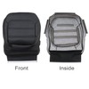 GXARTS Black Front Driver and Passenger Side Bottom Perforated Leather