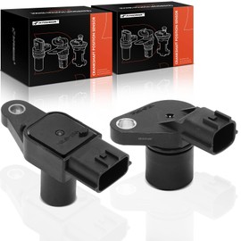 A-Premium 2-PC Engine Camshaft Crankshaft Position Sensors Compatible with Nissan Pathfinder 2001-2002 3.5L & Infiniti QX4 2001-2002 3.5L, Replace# 237314W000, 237312Y510