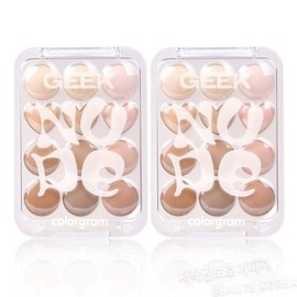 Colorgram Noontorial Eye Palette 07 Nude Plus Geek Love 2 Pieces - Single / 컬러그램 눈토리얼 아이 팔레트 07 누드더하기긱은사랑 2개 - 단일