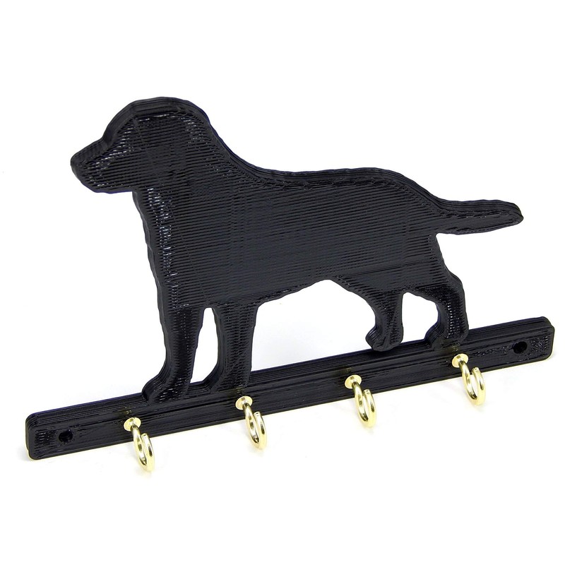 Labrador Retriever Dog Leash Holder - Comes with Four Hooks