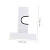 OHPHCALL Pack Bat Hangers Wall Mount Multi-Functional Bat Stand Natural