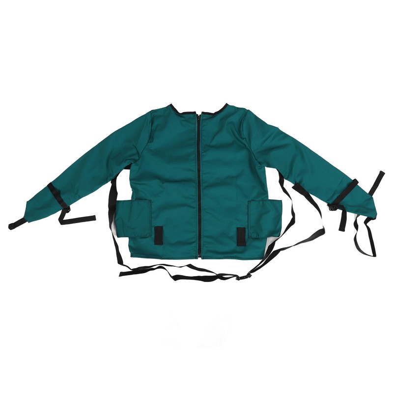 Patient Restraint Suit Prevent Tilting Front Back Secured Cotton Bed