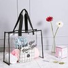 1Pcs Summer Beach Handbag Large Clear PVC Handy Toiletry Shoulder
