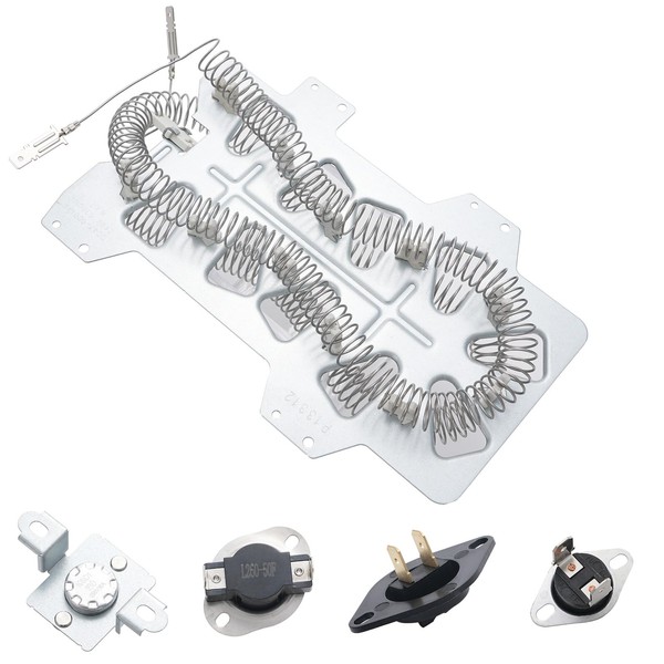 Dryer Heating Element Kit for SAM-SUNG Model DV419AEW/XAA,DV219AEW/XAA,DV330AEB/XAA,DV331AEW/XAA,DV431AEP/XAA,DVE45N5300V/A3,DV361EWBEWR/A3 DC47-00019A Replacement