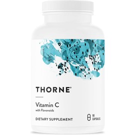 THORNE Vitamin C - Blend of Vitamin C and Citrus Bioflavonoids from Oranges - Support Immune System, Production of Cellular Energy, Collagen Production and Healthy Tissue* - Gluten-Free - 90 Capsules