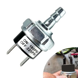180-225 PSI Air Compressor Pressure Power Switch,Small Pressure Switches,Micro Pressure Power Switch Compatible with D55146 Type 8 4.5 Gallon D55168 D55167 - AB-9063290
