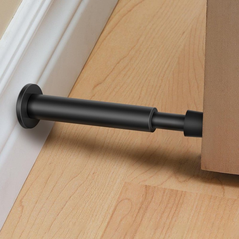 KOLAKO Door Stopper, Door Stop Black - 4.4 Inch, Door