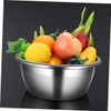 COLLBATH 1pc Stainless Steel Mixing Bowl Practical Egg Beating Pan