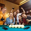 Jenaai 50 Pcs Pool Glove Nylon 3 Fingers Billiards Gloves,