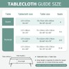 WenYa Polka Dot Tablecloth Wipe Clean Table Cloth Wipeable PVC