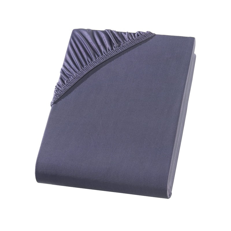 Hometex Premium Textiles Fitted Sheet 140-160 x 200 cm, Jersey