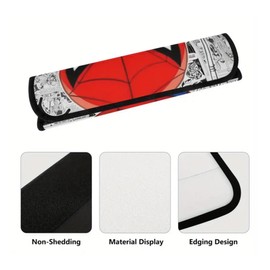 Rawan Fresh Cool Superhero Car Seat Belt Covers – Soft and Kawaii Shoulder Pads for Seat Strap Comfort and Decoration – Fun Auto Interior Accessories for Women, Teens & Girls