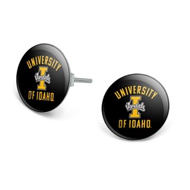 University of Idaho Vandals Novelty Silver Plated Stud Earrings