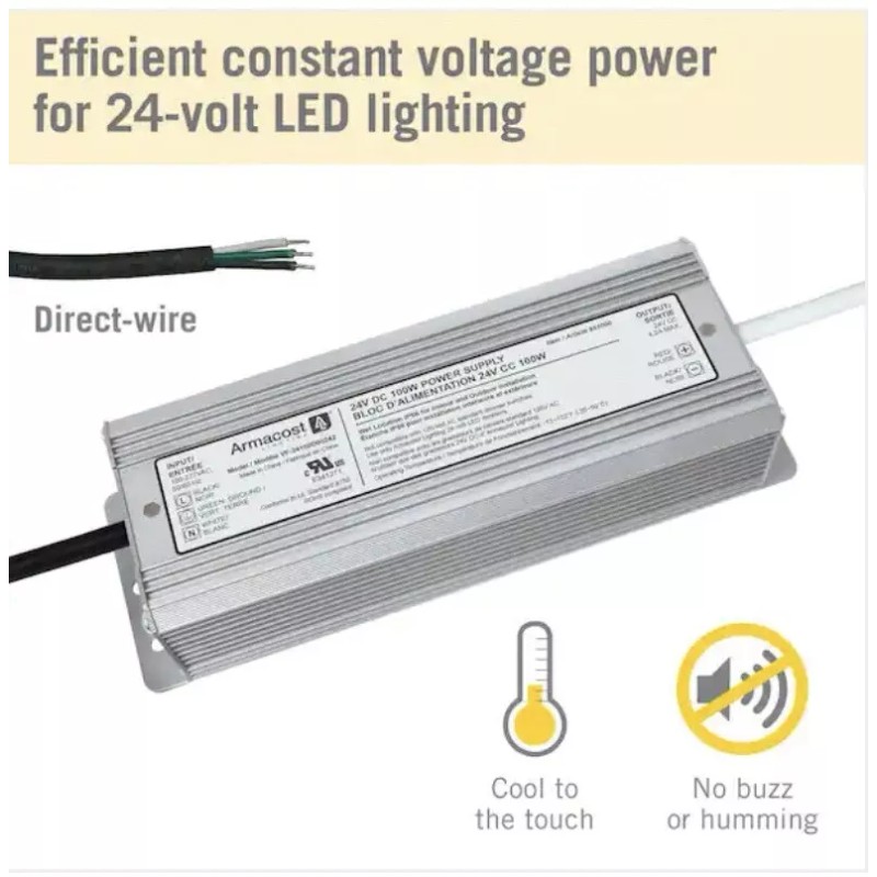 Standard Armacost Lighting 851000 100 Watt 24 Volt DC Transformer