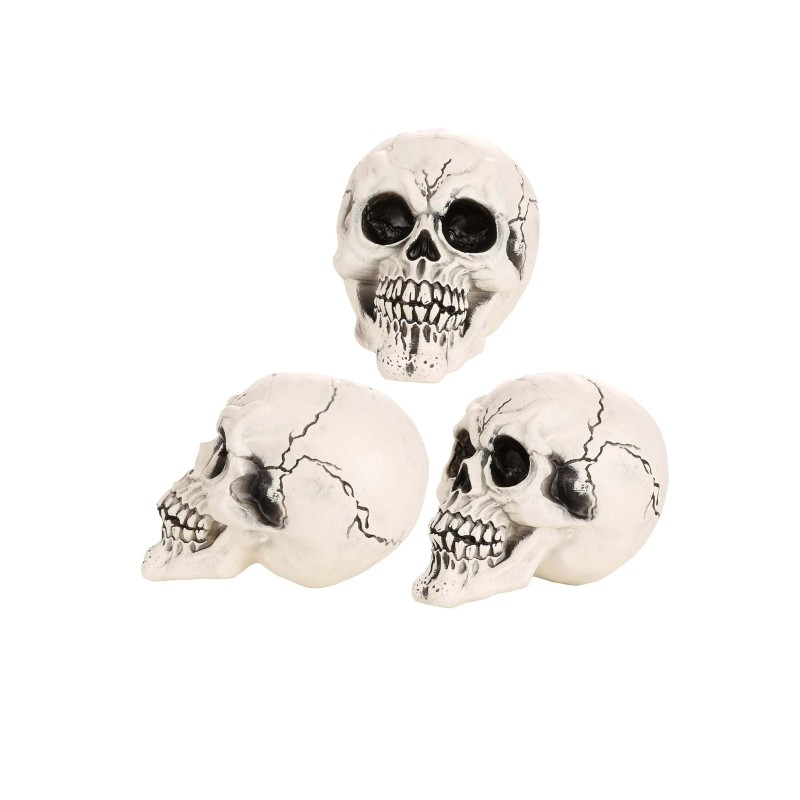Fun Costumes Set of 3 Large Skulls