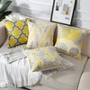 OTOSTAR Cushion Covers Stylish Cute 30 30 30 Scandinavian Flax