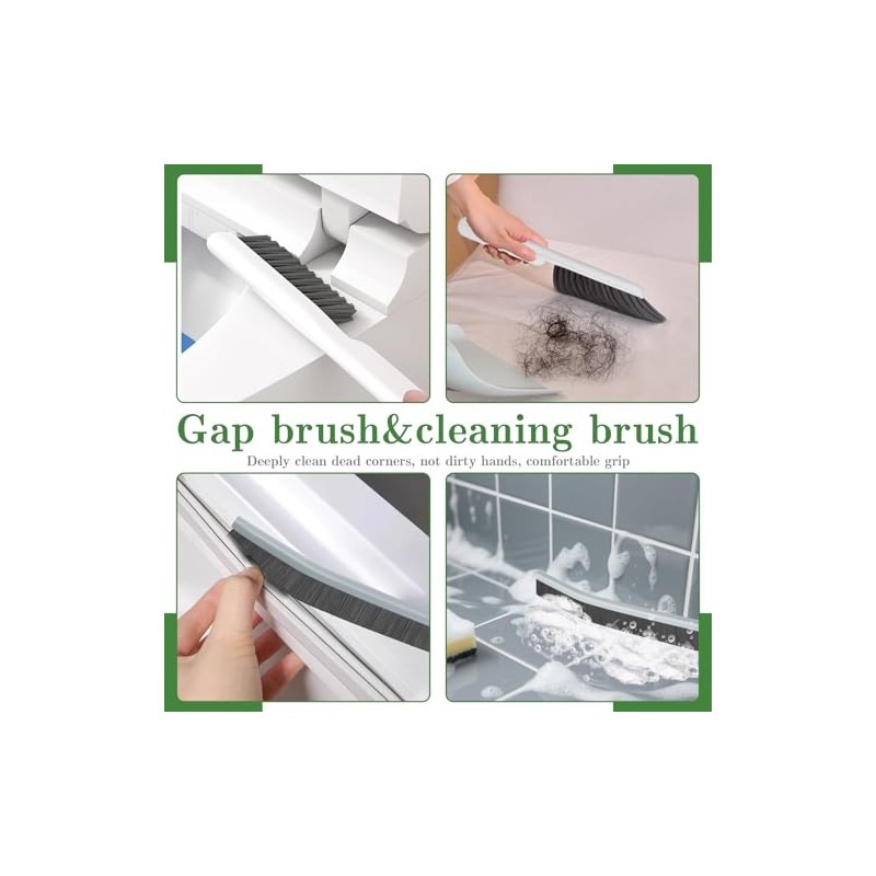 15pcs Crevice Cleaning Brush, Hard Bristle Scrub Brushes Tools, Multifunctional