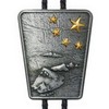 Bowties.jp prt0214 Silver Ocean Star Loop Tie Necklace Polar Tie