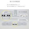 KOSUMOSU Digital Clock LED Wall Clock Table Clock Brightness Auto-Sensing