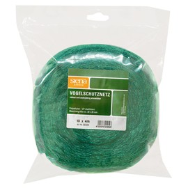 Siena Garden 323200 Bird Protection Net for Trees and Flower Beds, 10 x 4 m, Green