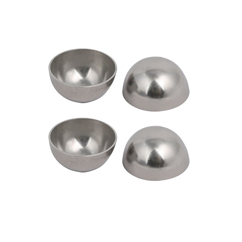 uxcell 32mm OD 1mm Thickness 304 Stainless Steel Hollow Half