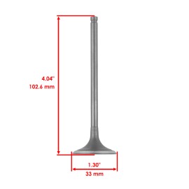 Caltric Valve Kit for Honda Foreman Rubicon 500 TRX500FPA 2009-2014 Cylinder Head
