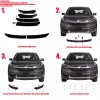 Unbranded Universal Car Front Bumper Lip Chin Spoiler Splitter Glossy