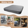 BOOSDEN Thick Chair Cushions, Memory Foam Seat Cushion,Removable Soft Non-Slip
