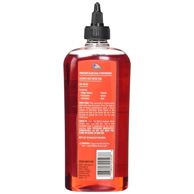 STA-BIL Blade Guard - Premium Lubricant, Helps Maintain Edge, Will