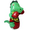 Inflatable Tumbler Dinosaur Punching Bag, 47" Blow up Boxing Dinosaur,Bounce