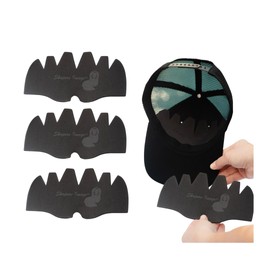 Mesh Cap 3 Pk Black Shaper Inserts for Trucker Hats, Netback Caps, Mesh Caps, Washable Reusable Liner for Crown Support and Shape Hold
