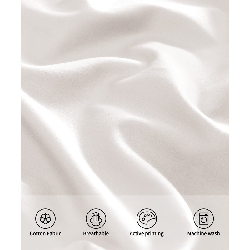 Warmstar Cotton Body Pillow Cover 1 Pack, 600 Thread Count
