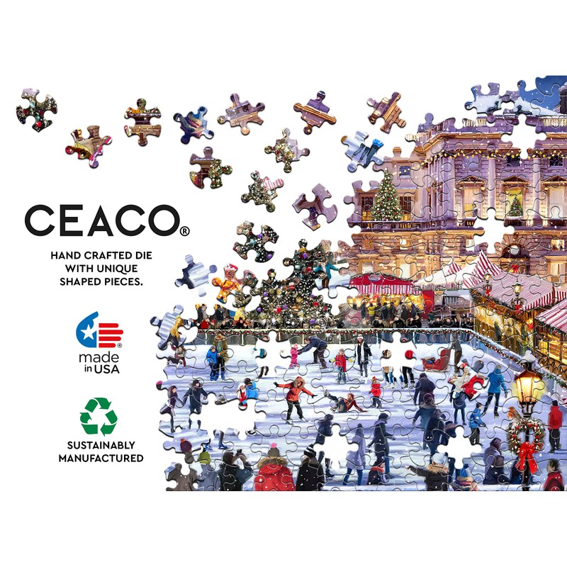 Ceaco - Classic Christmas - Winter Skating - 1000 Piece